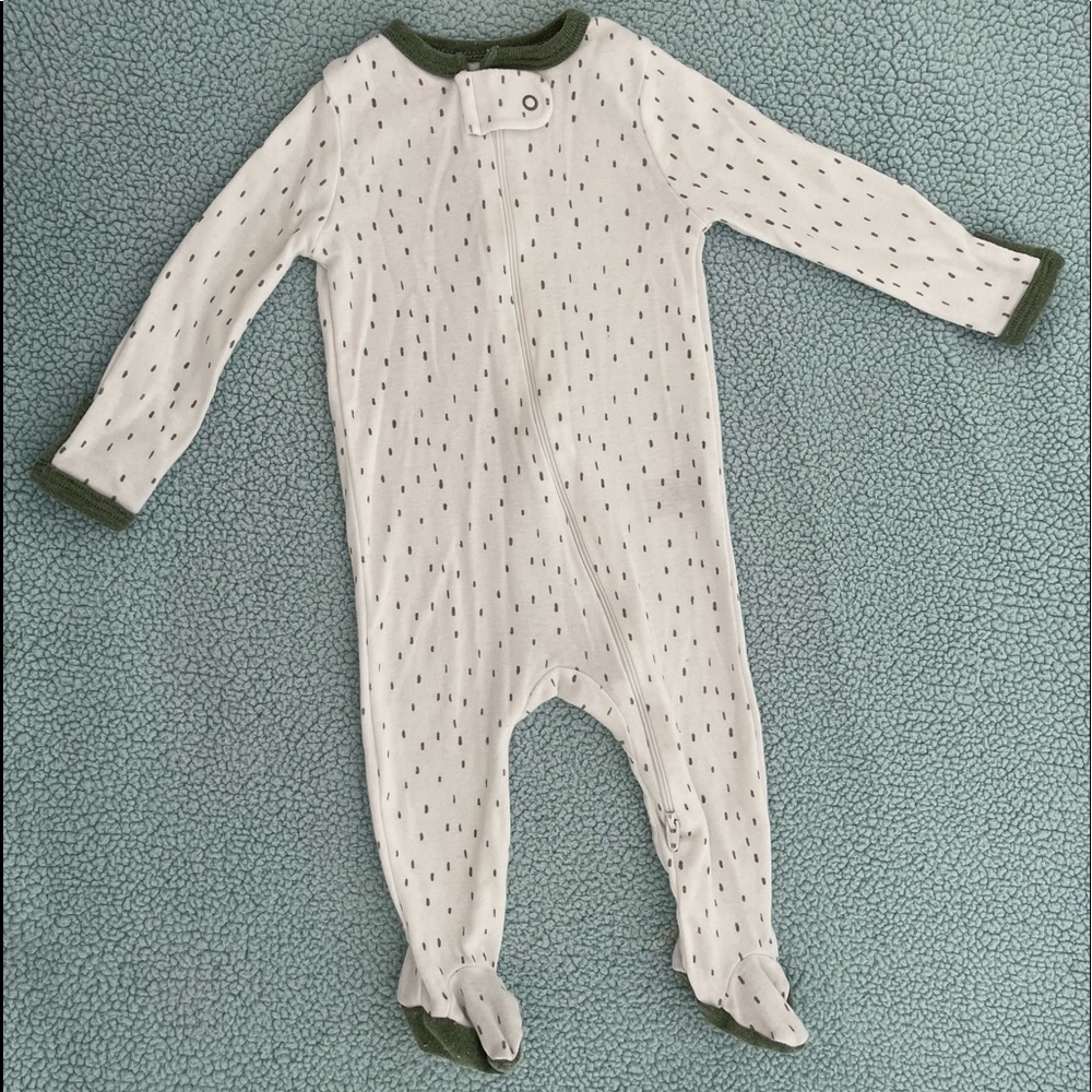 3pc set Footed onesies